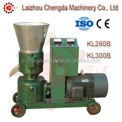 KL200B KL260B die flatbed biomass feed pellet mill machine pellet press machine on sale KL200B